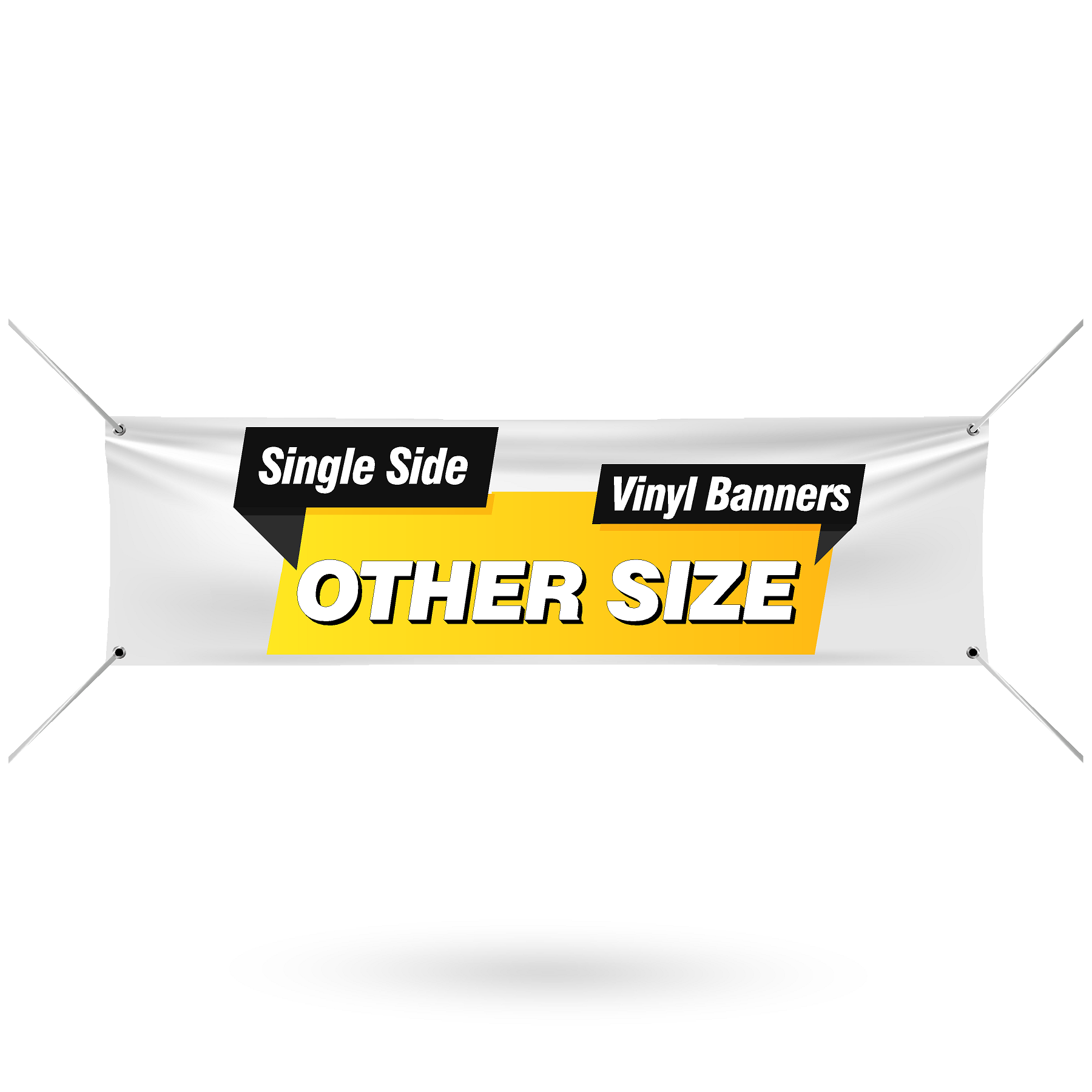 Buz White Custom Banners