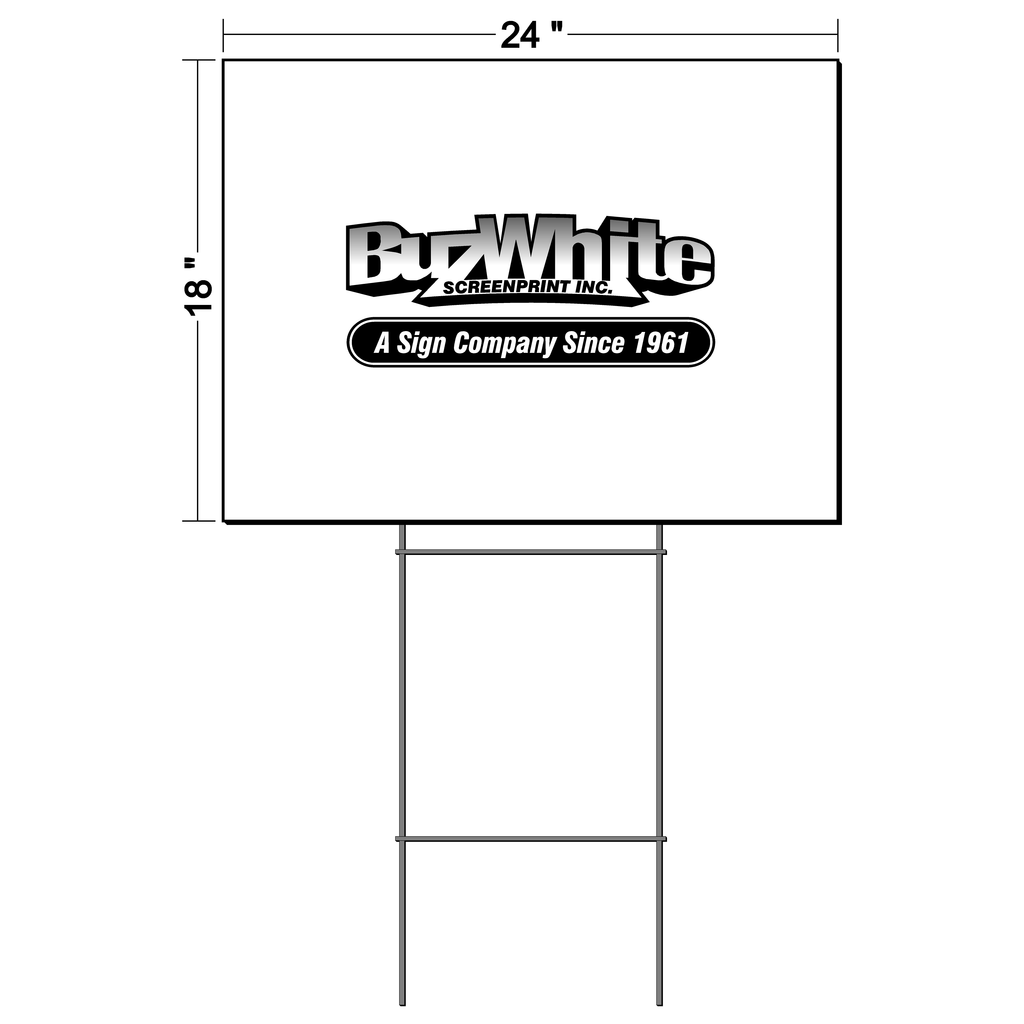 Custom Screenprinted Signs (Campaign)