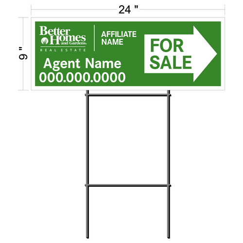 Better Homes & Gardens Directional Sign