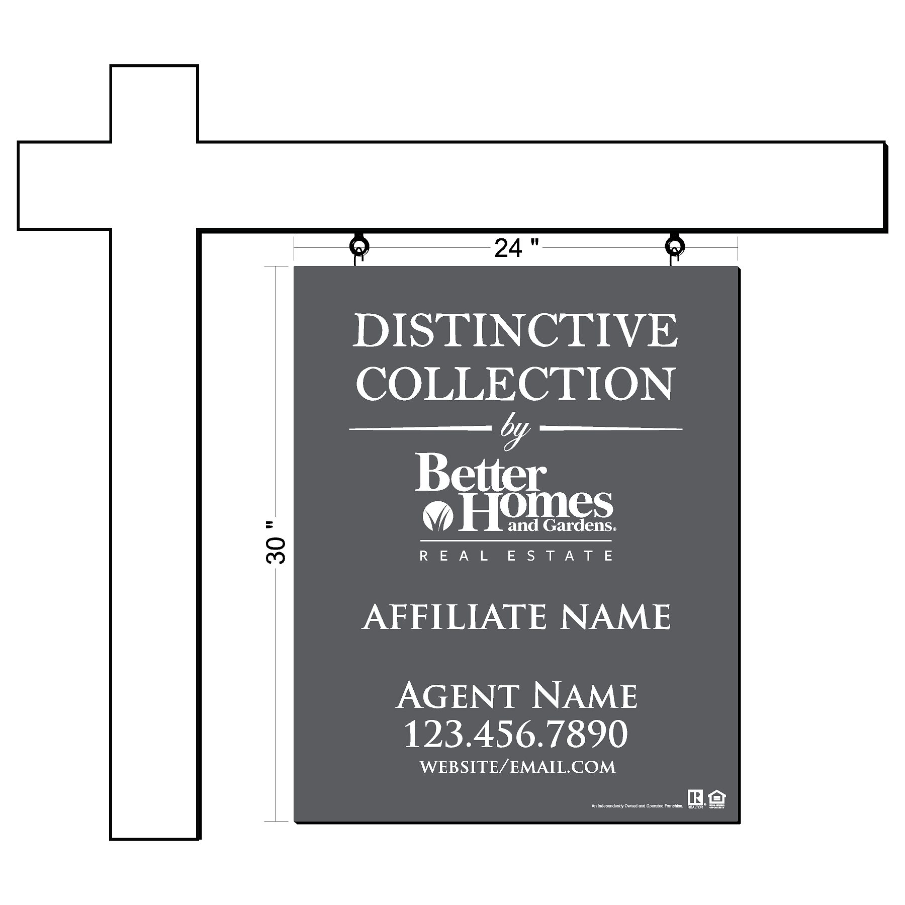 Better Homes & Gardens Listing Sign