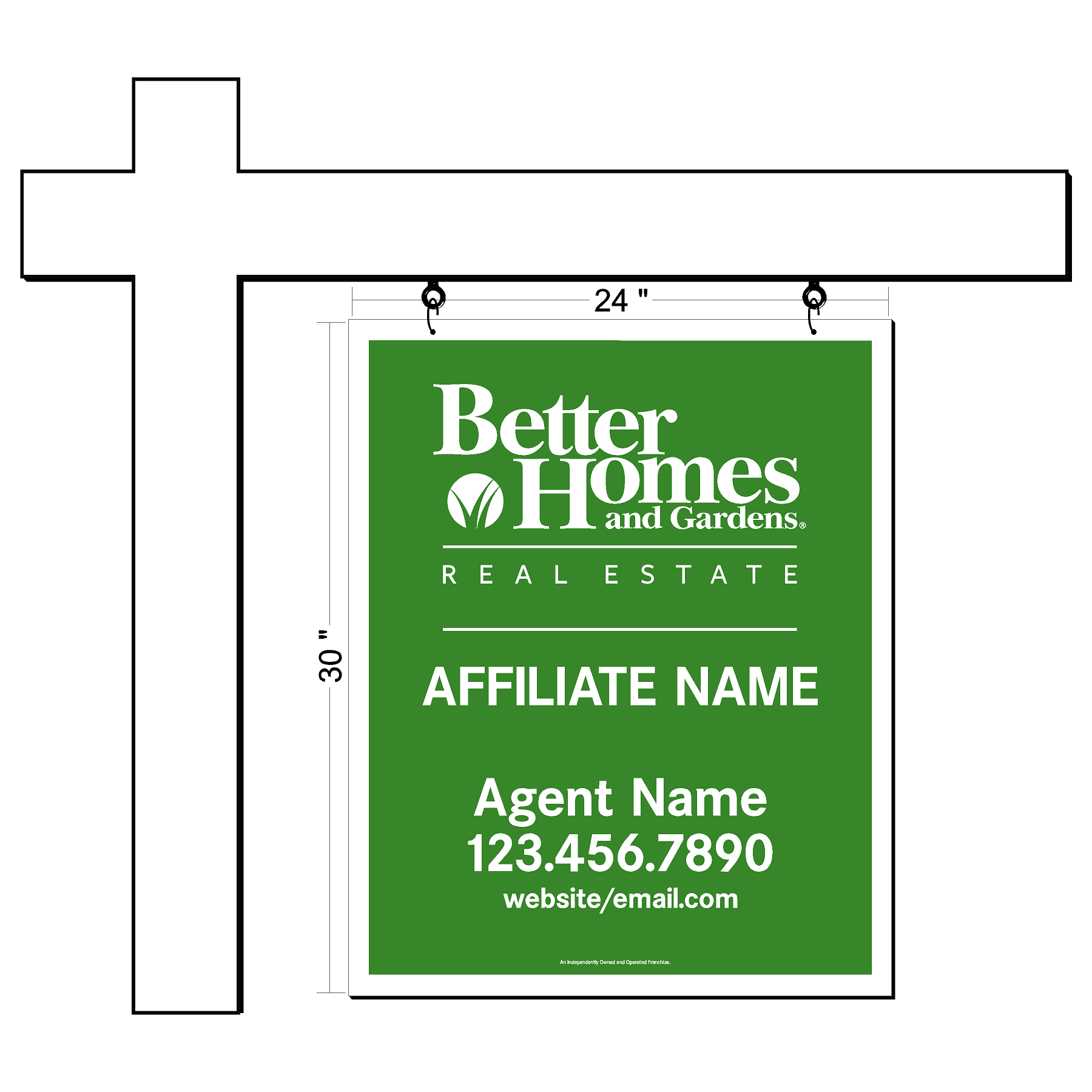 Better Homes & Gardens Listing Sign