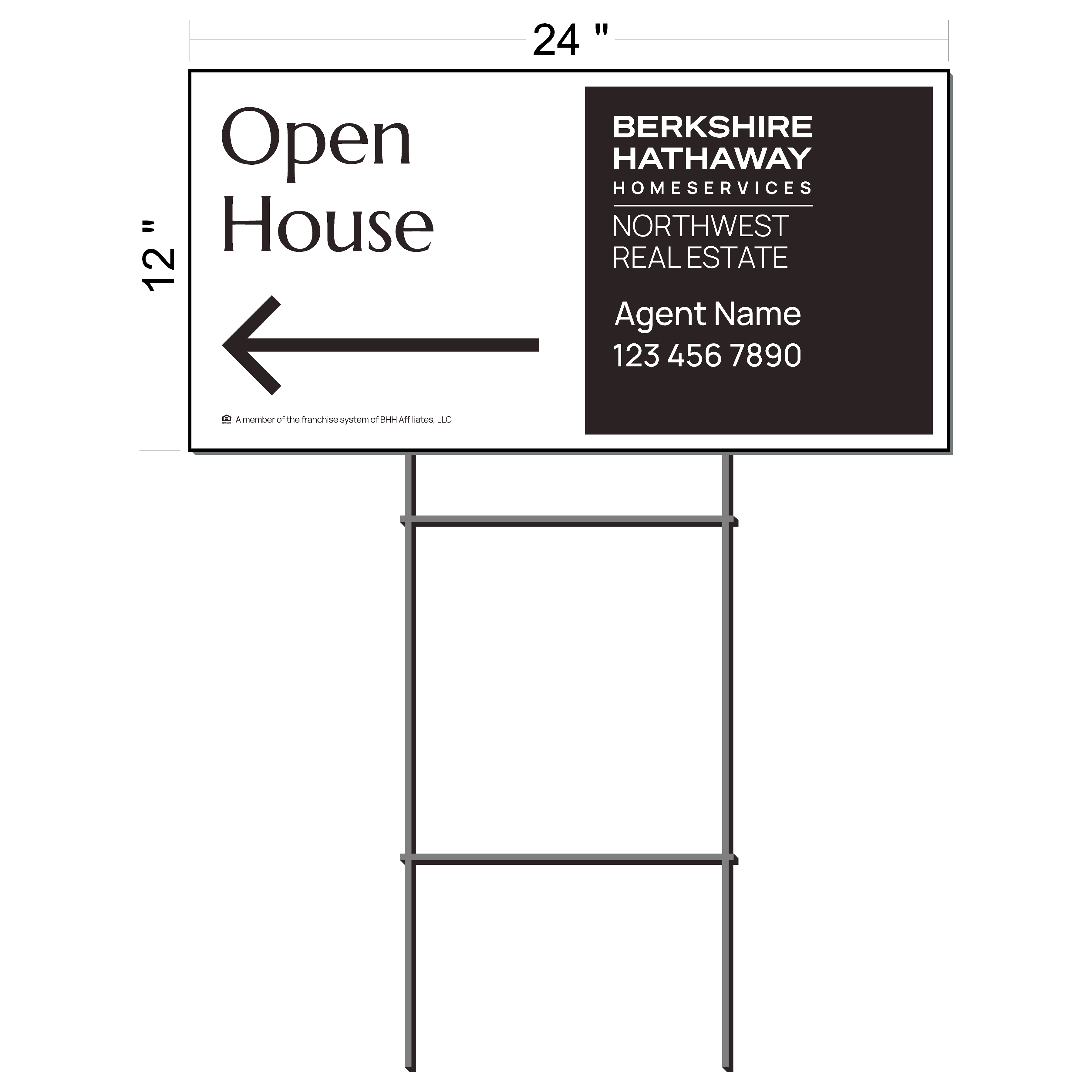 Berkshire Hathaway Directional Sign (6 qty pack)