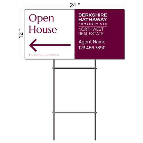 Berkshire Hathaway Directional Sign (6 qty pack)
