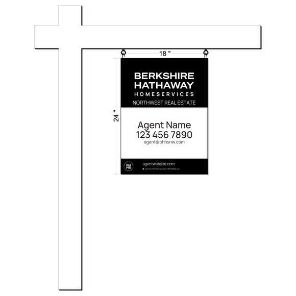 Berkshire Hathaway HomeServices Listing Sign 24x18