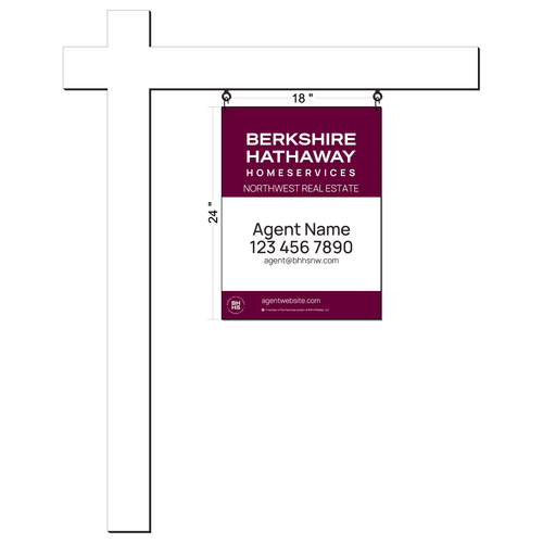 Berkshire Hathaway Listing Sign 24x18
