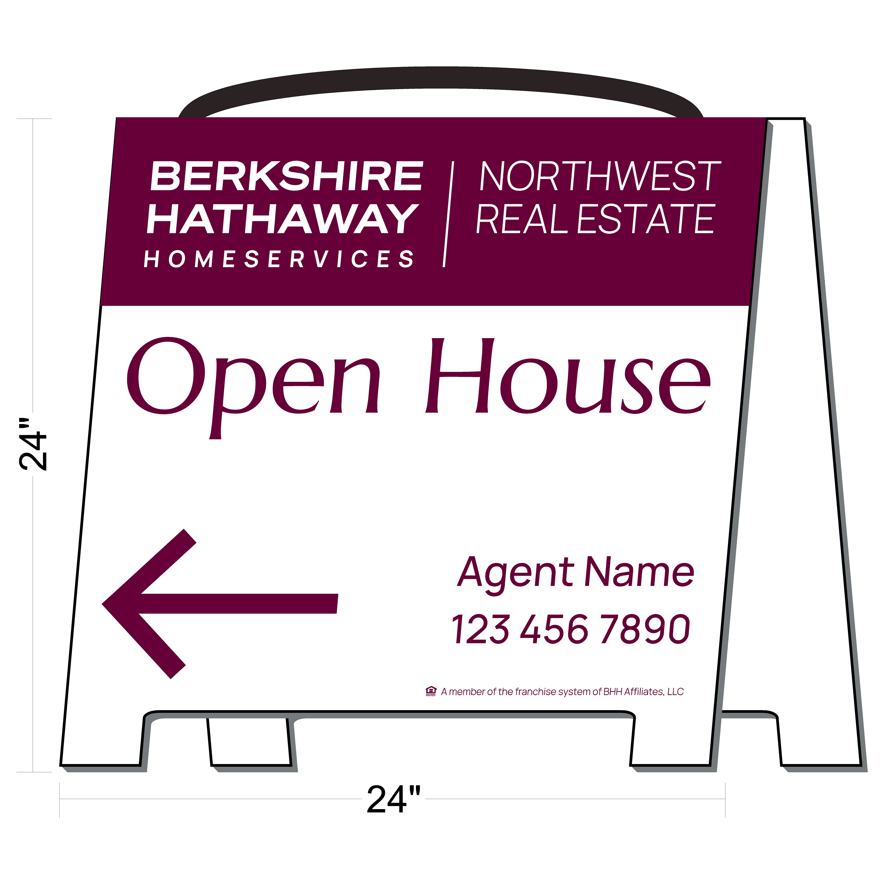 Berkshire Hathaway Open House A-Frame Sign