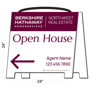 Berkshire Hathaway HomeServices Open House Sign 24"x24"