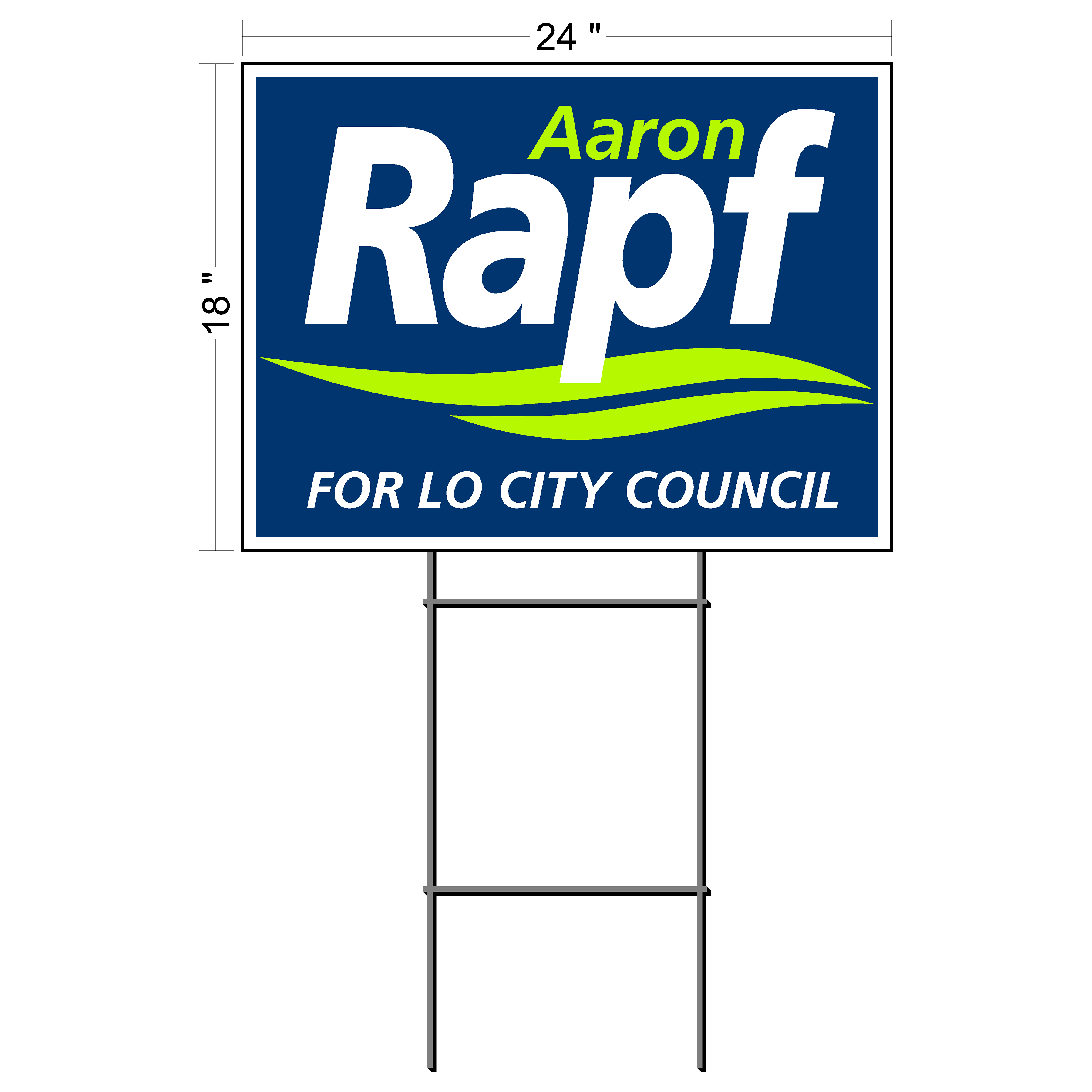 Custom Screenprinted Signs (Campaign)
