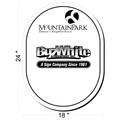 Buz White Custom Mt Park Signs