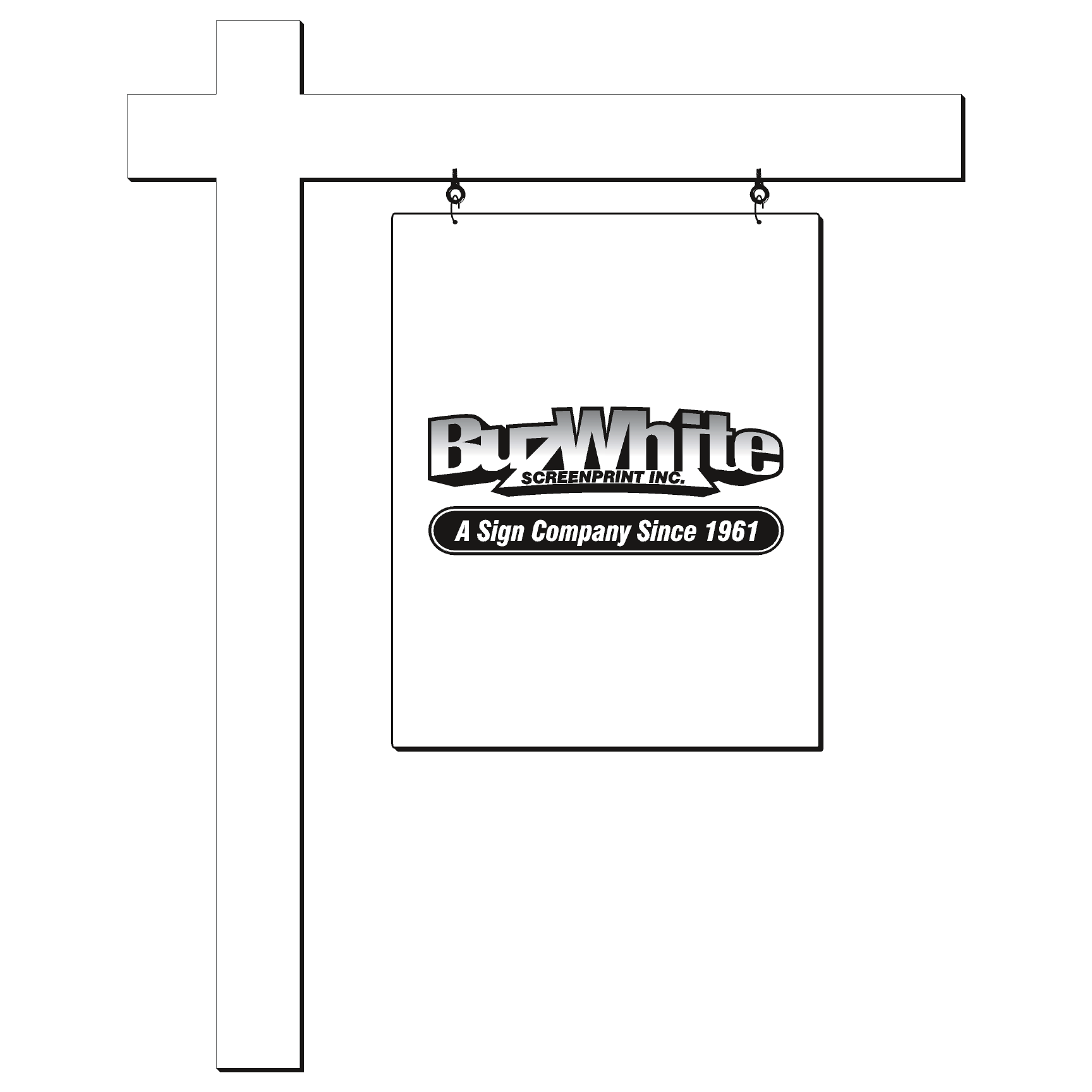 Buz White Custom Listing Signs For Sale Signs