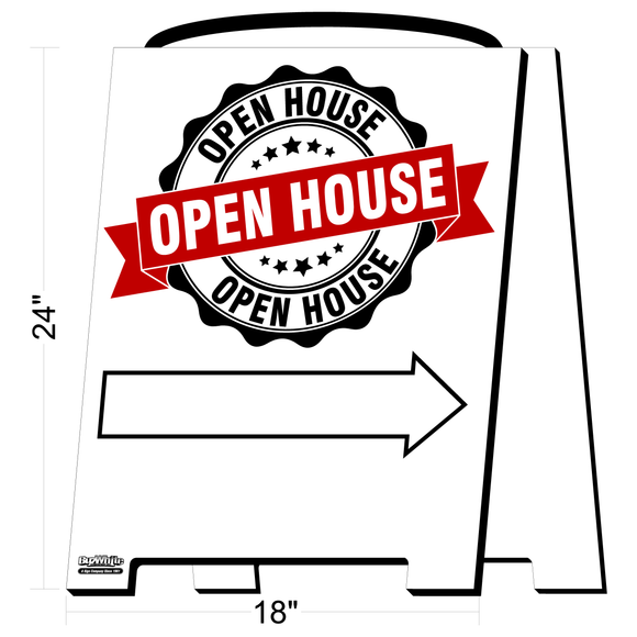 Open House A-Frame Sign (Refurbished) - While Supply Lasts!