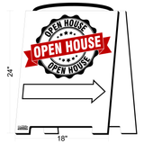 Open House A-Frame Sign (Refurbished) - While Supply Lasts!