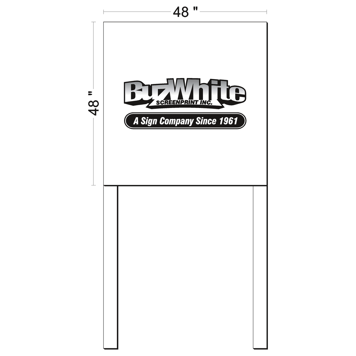Custom Large Format Signs|Commercial|Business|Construction – Buz White ...