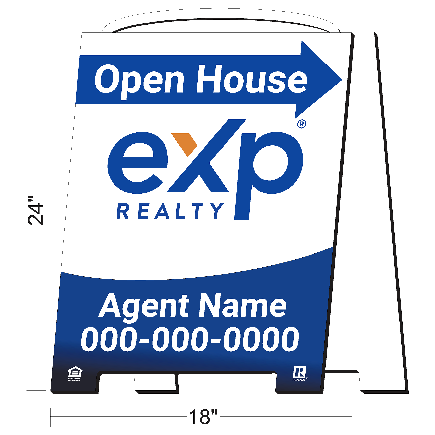 EXP A-Frame Sign (Open House)