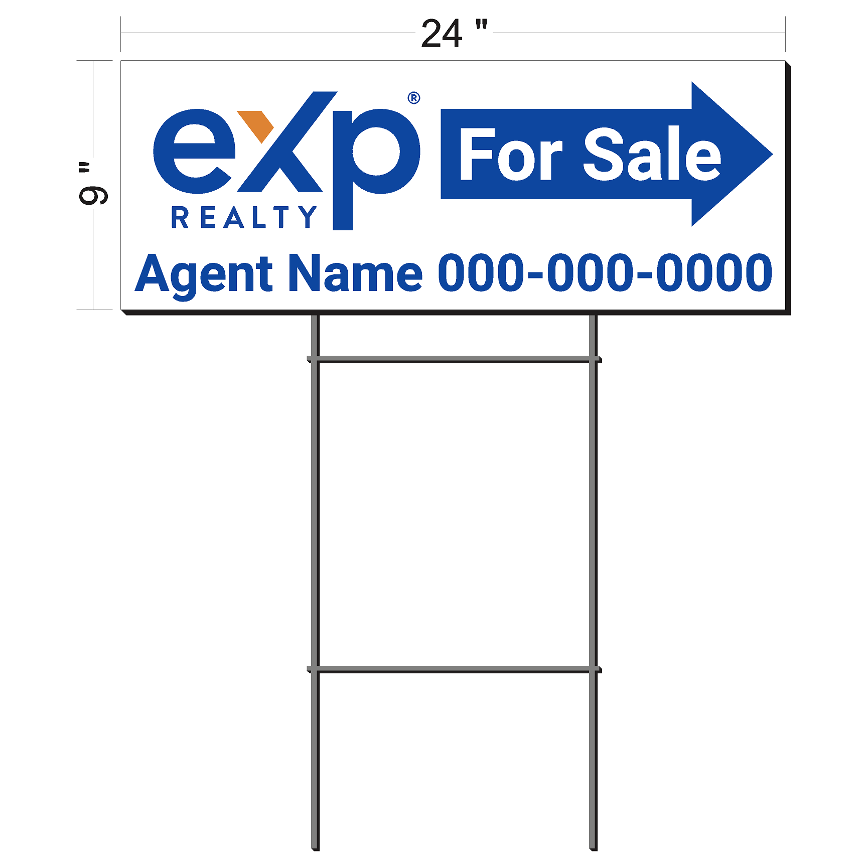 EXP Realty Directional Sign (6 qty pack)