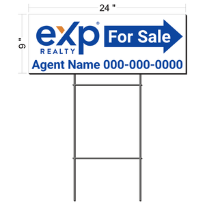 EXP Realty Directional Sign 9"x24" (6 Pack)