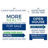 MORE Realty Generic Open House A-Frame Sign (IN-STOCK)