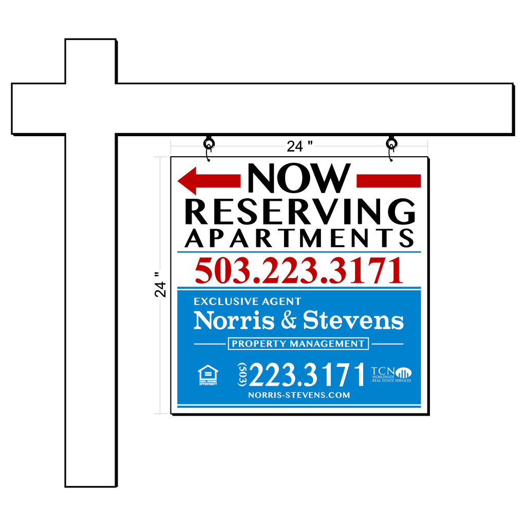 Norris & Stevens Hanging Sign