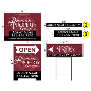 Premiere Property Group Custom Agent Name Stickers