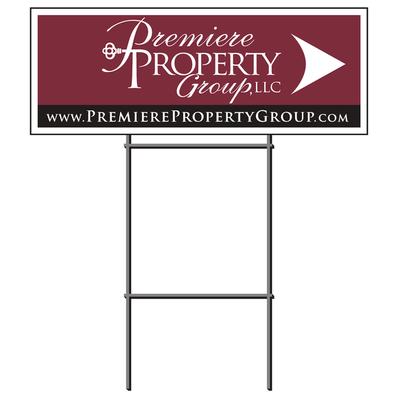 Premiere Property Group Generic Directional Sign (IN STOCK)