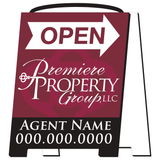 Premiere Property Group Custom Open House A-Frame Sign