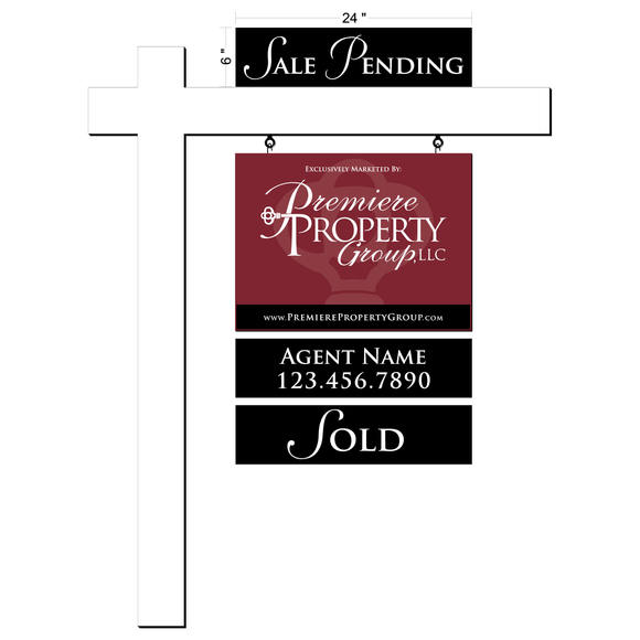 Premiere Property Group Status Sign Riders (IN STOCK)