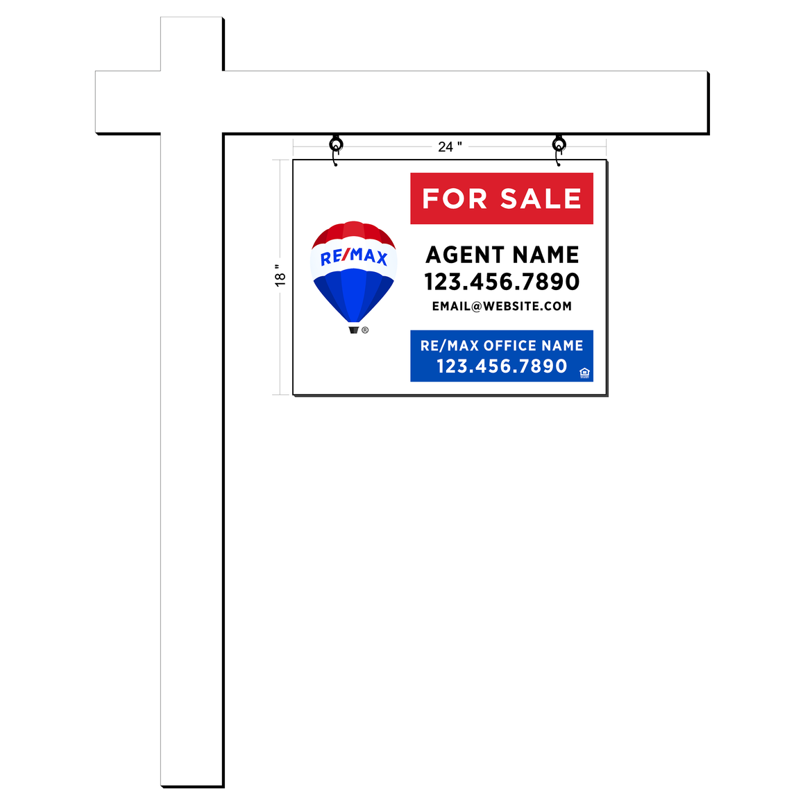 Remax Real Estate Signs – Buz White Sign & Design
