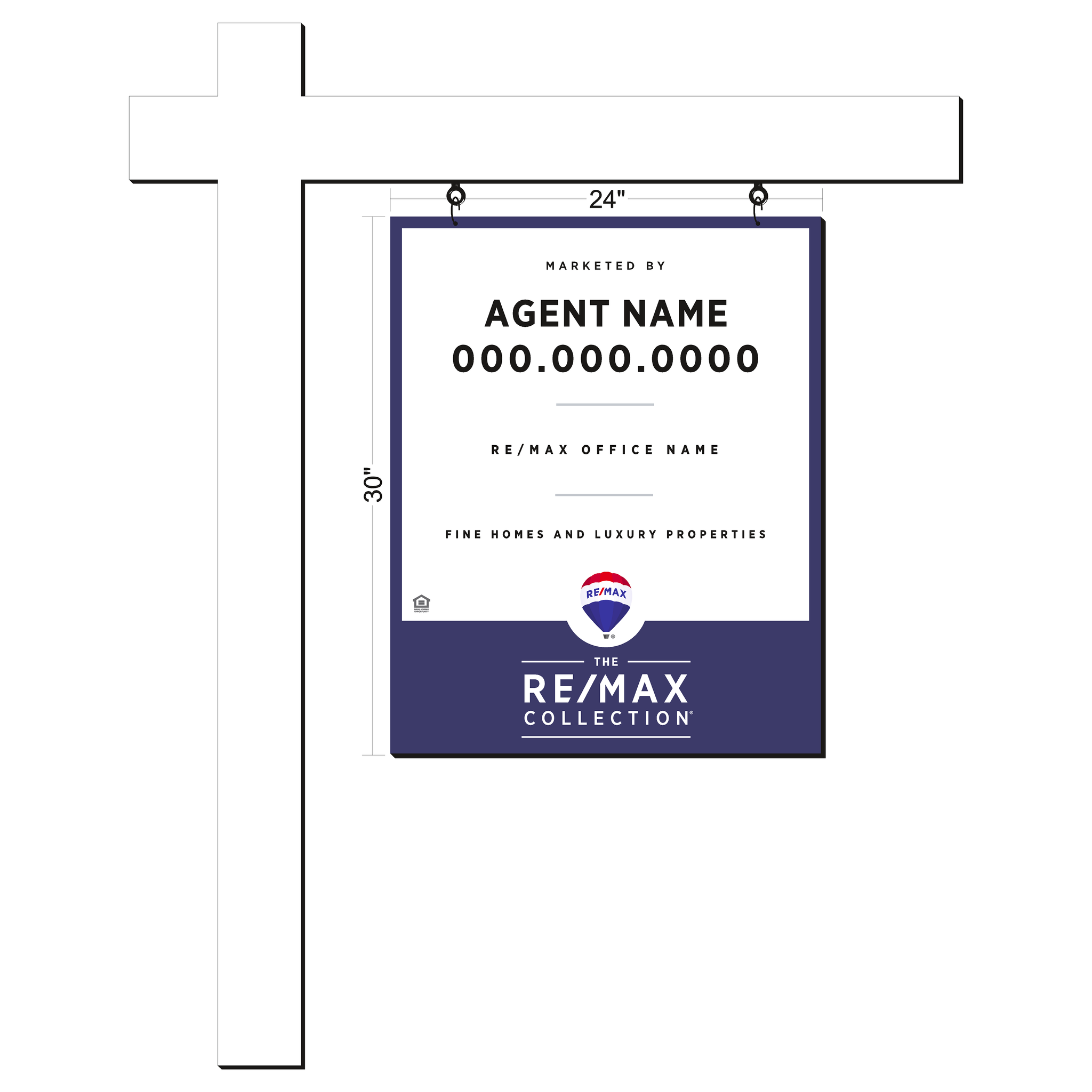 Remax Listing Sign - Remax Collection – Buz White Sign & Design