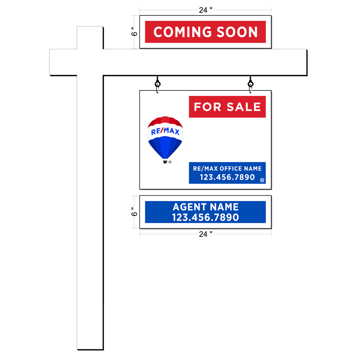 Remax Real Estate Signs – Buz White Sign & Design