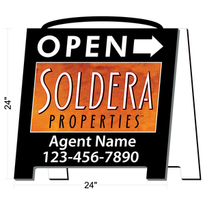 Soldera Open House Sign