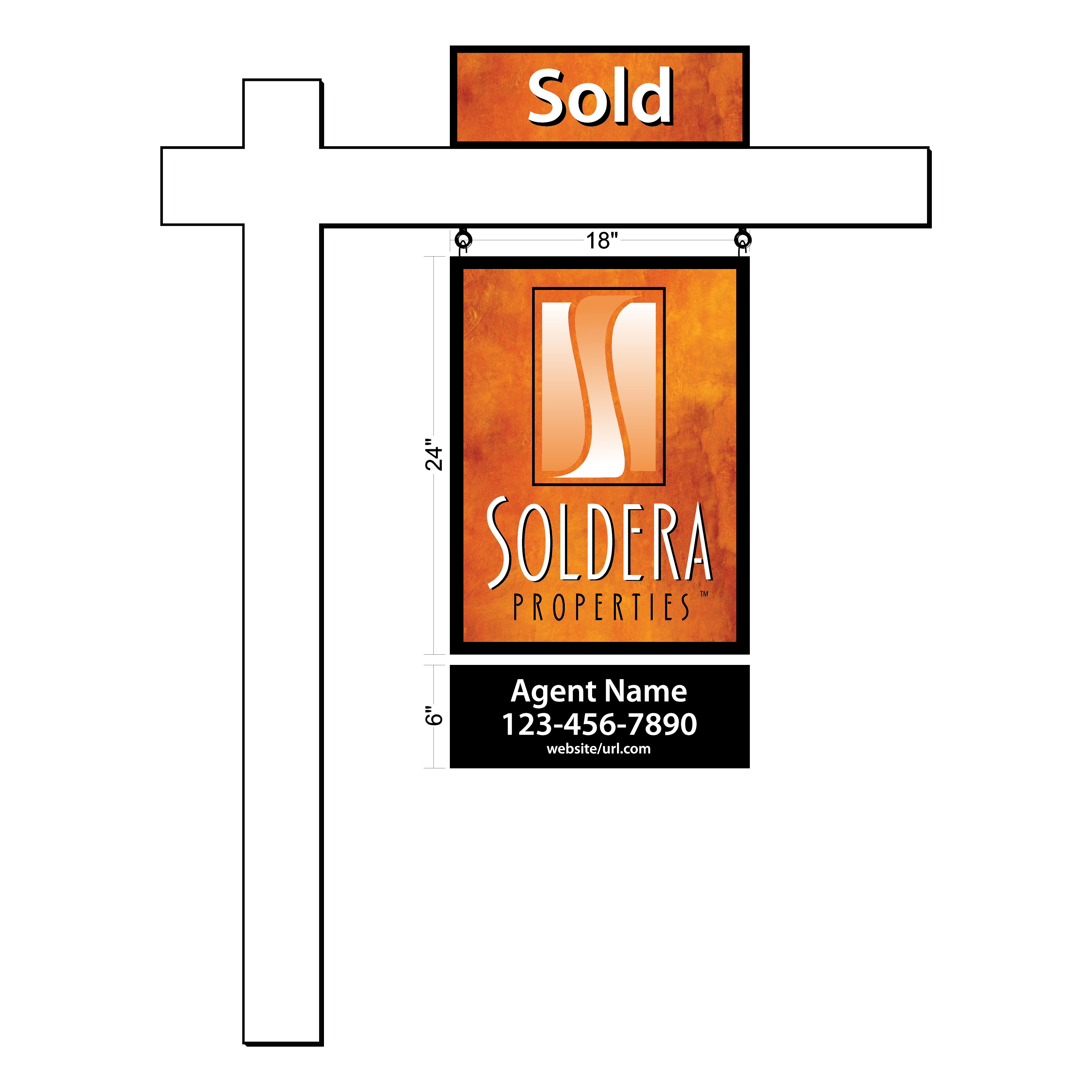 Soldera Listing Sign Rider
