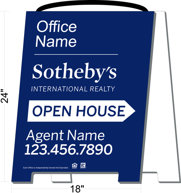 Sotheby's Open House Signs