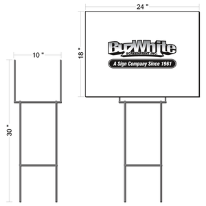 30" Heavy Duty Metal Sign Stake