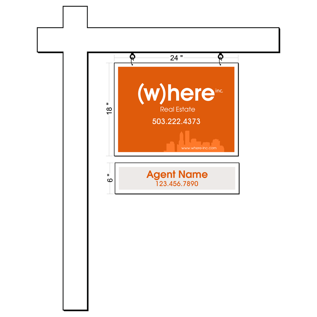 Where Listing Sign Rider