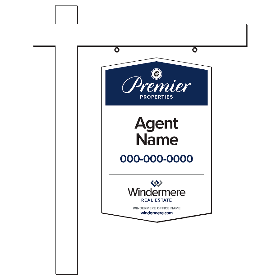 Windermere Real Estate Premier Properties Listing Sign
