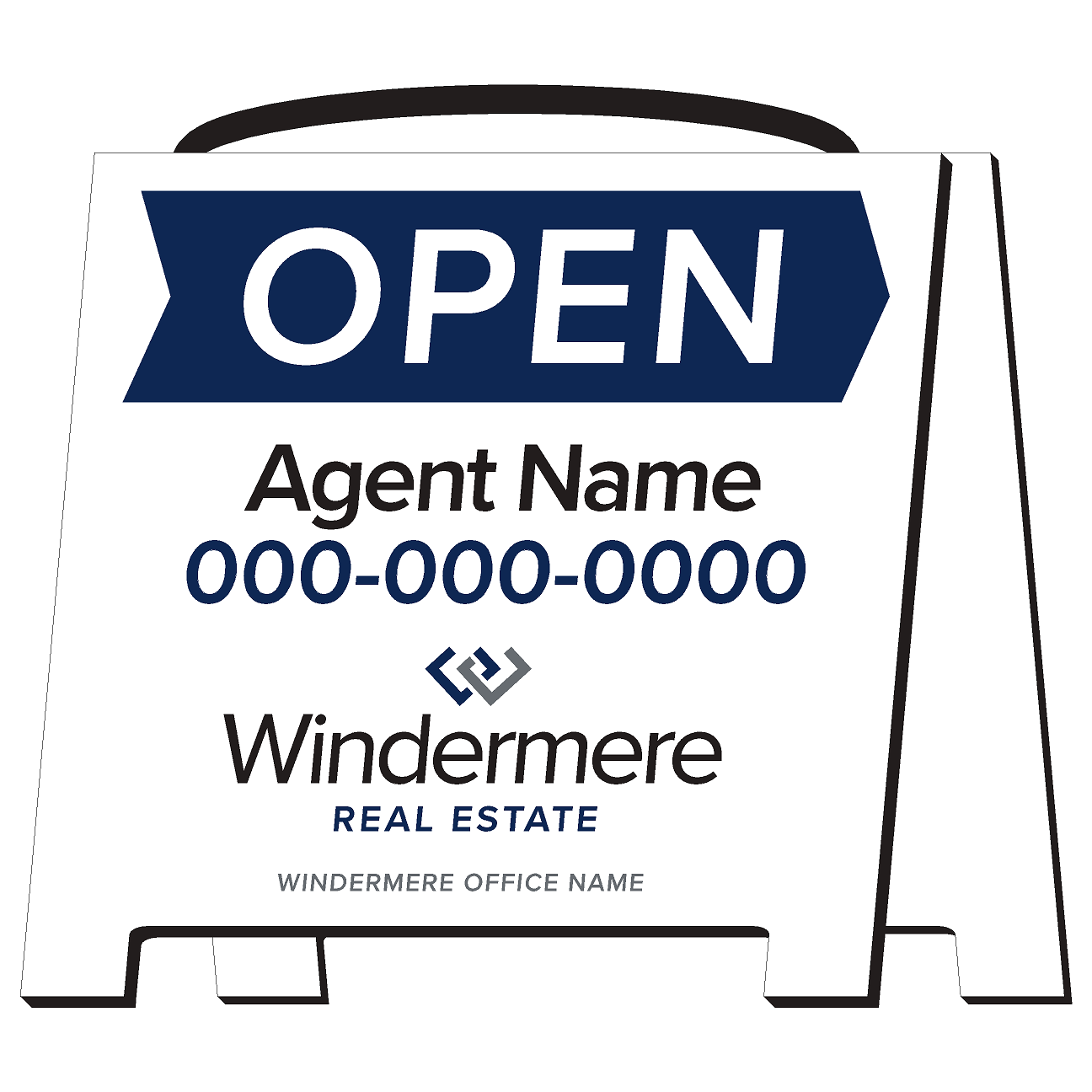Windermere Real Estate A-Frame Sign (Open House)