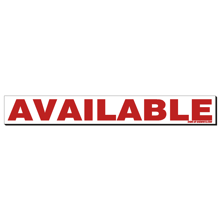 Real Estate Stickers RED (IN STOCK-TOP SELLER!)