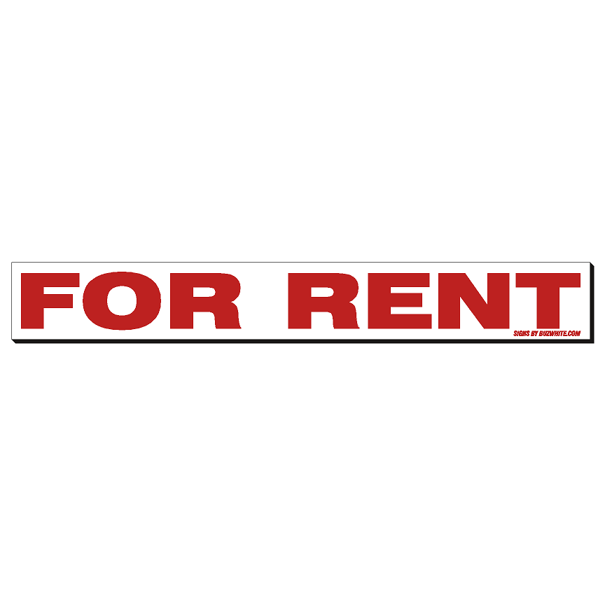 Real Estate Stickers RED (IN STOCK-TOP SELLER!)