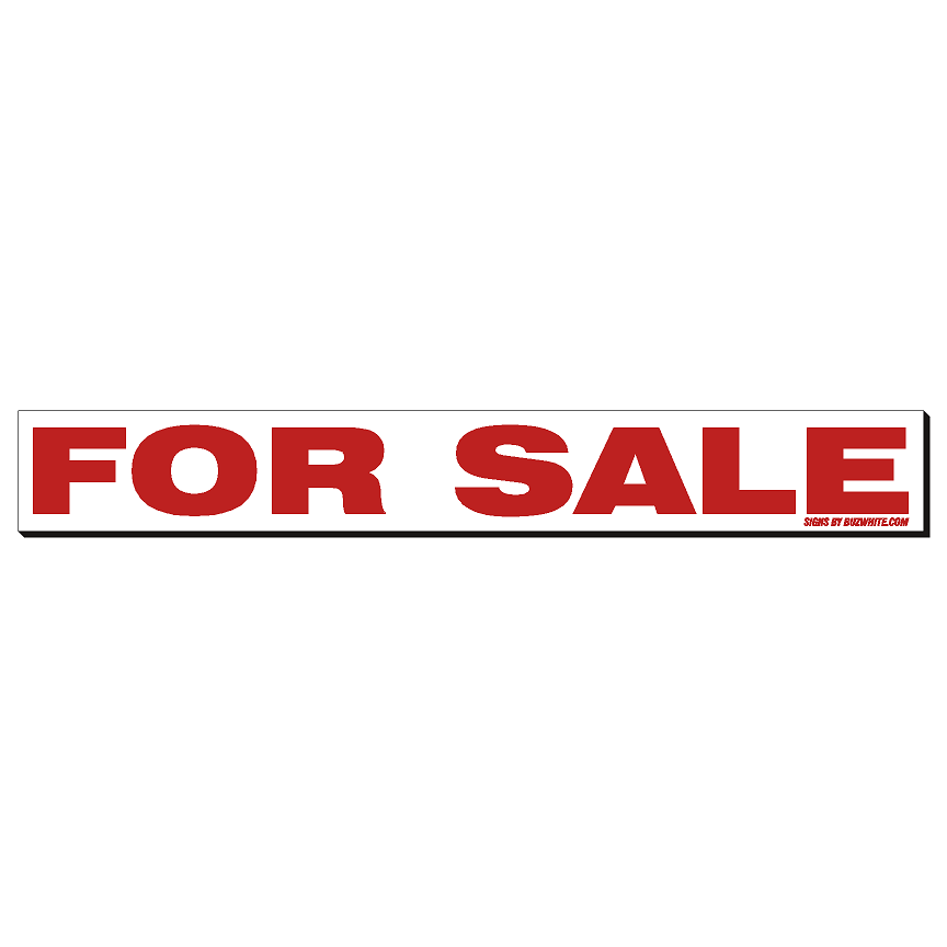 Real Estate Stickers RED (IN STOCK-TOP SELLER!)