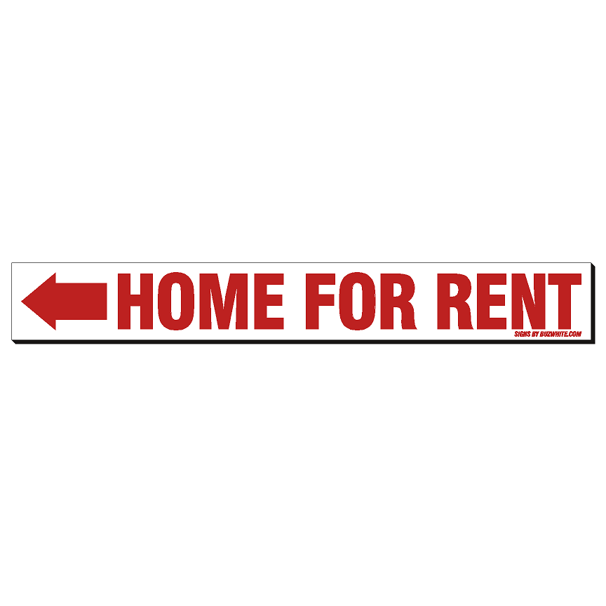 Real Estate Stickers RED (IN STOCK-TOP SELLER!)