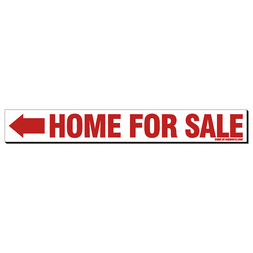 Real Estate Stickers RED (IN STOCK-TOP SELLER!)