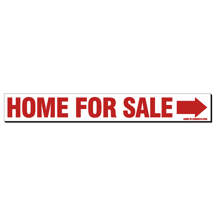 Real Estate Stickers RED (IN STOCK-TOP SELLER!)