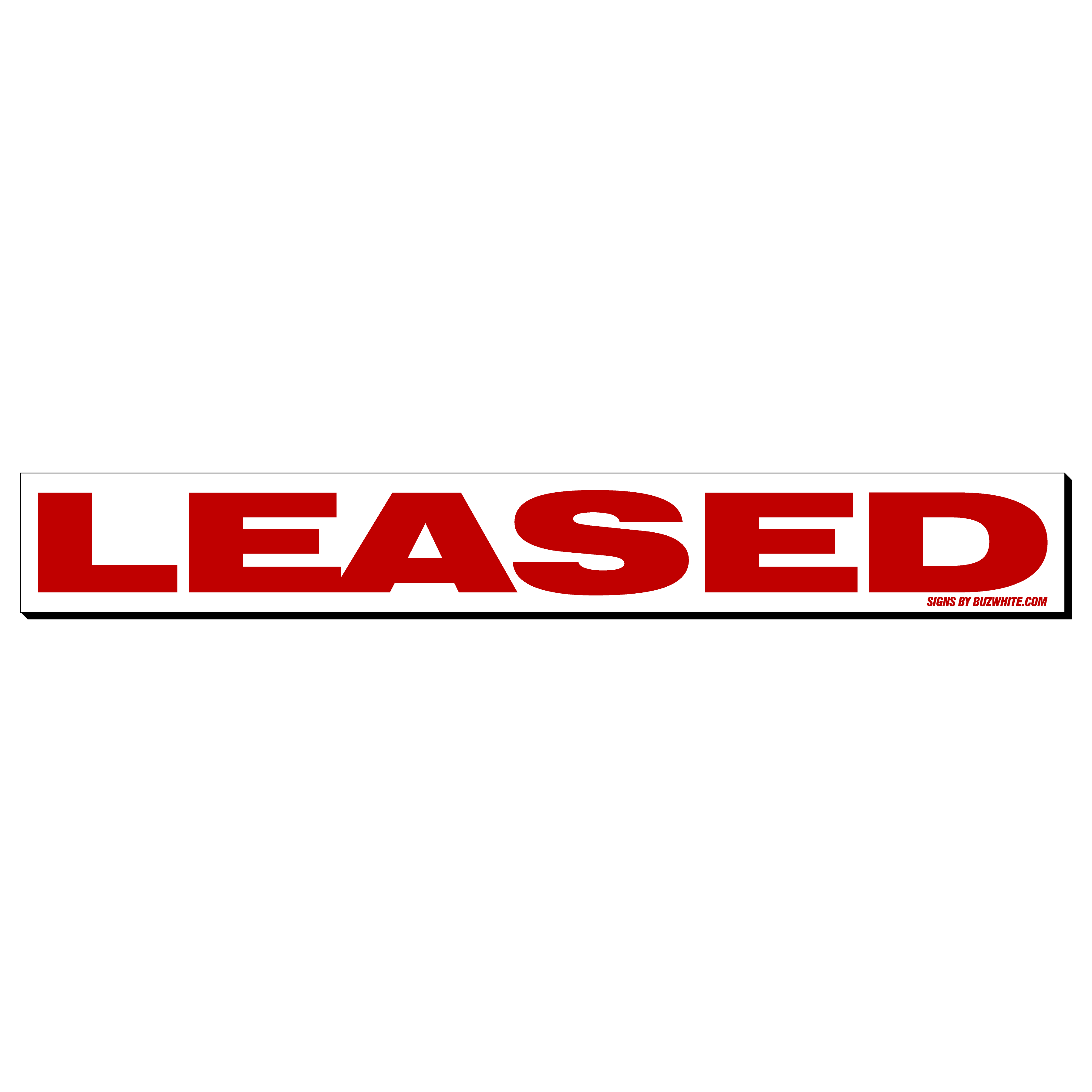 Real Estate Stickers RED (IN STOCK-TOP SELLER!)
