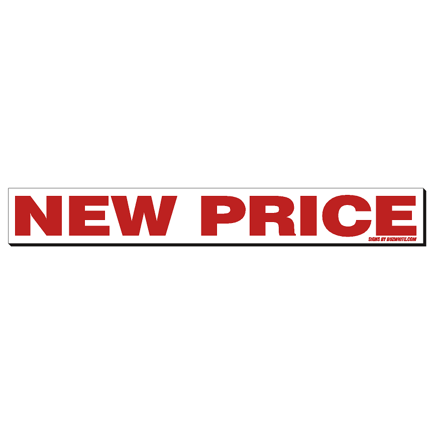 Real Estate Stickers RED (IN STOCK-TOP SELLER!)