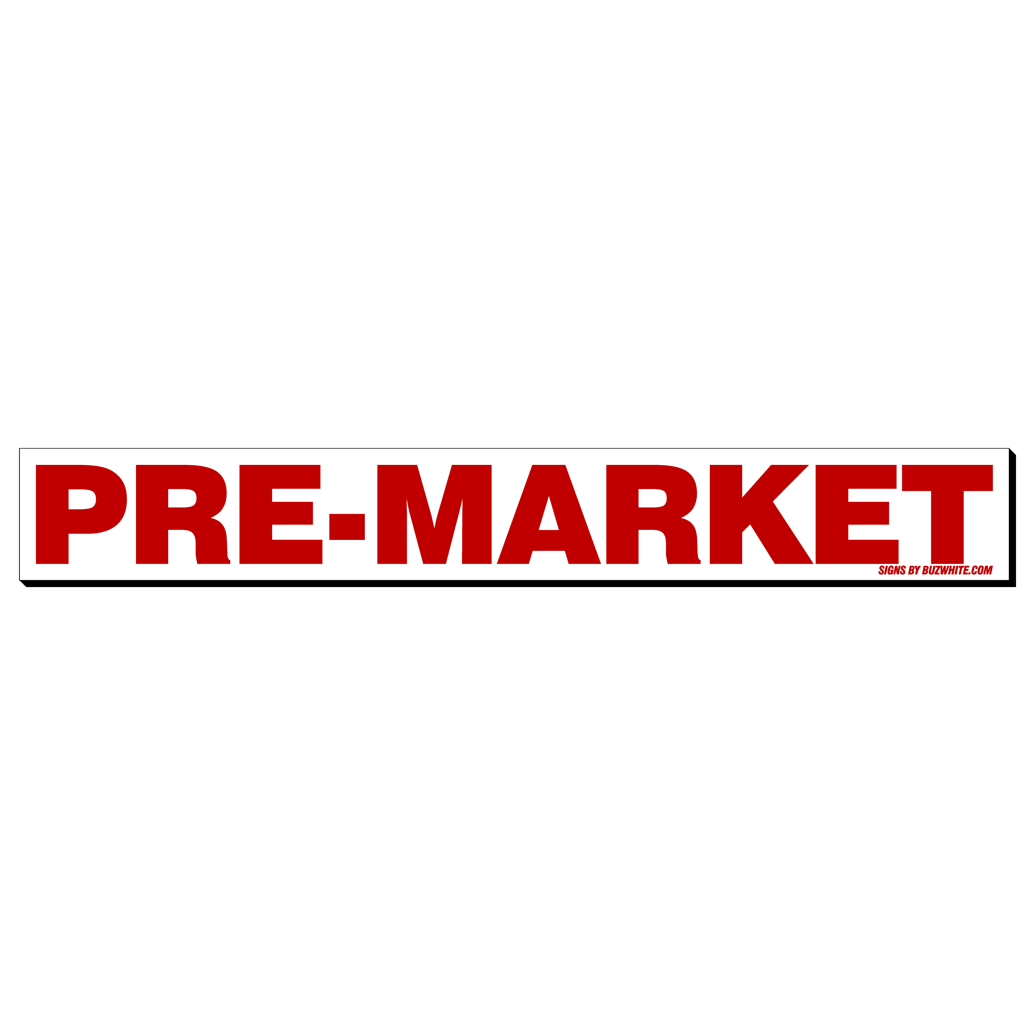 Real Estate Stickers RED (IN STOCK-TOP SELLER!)