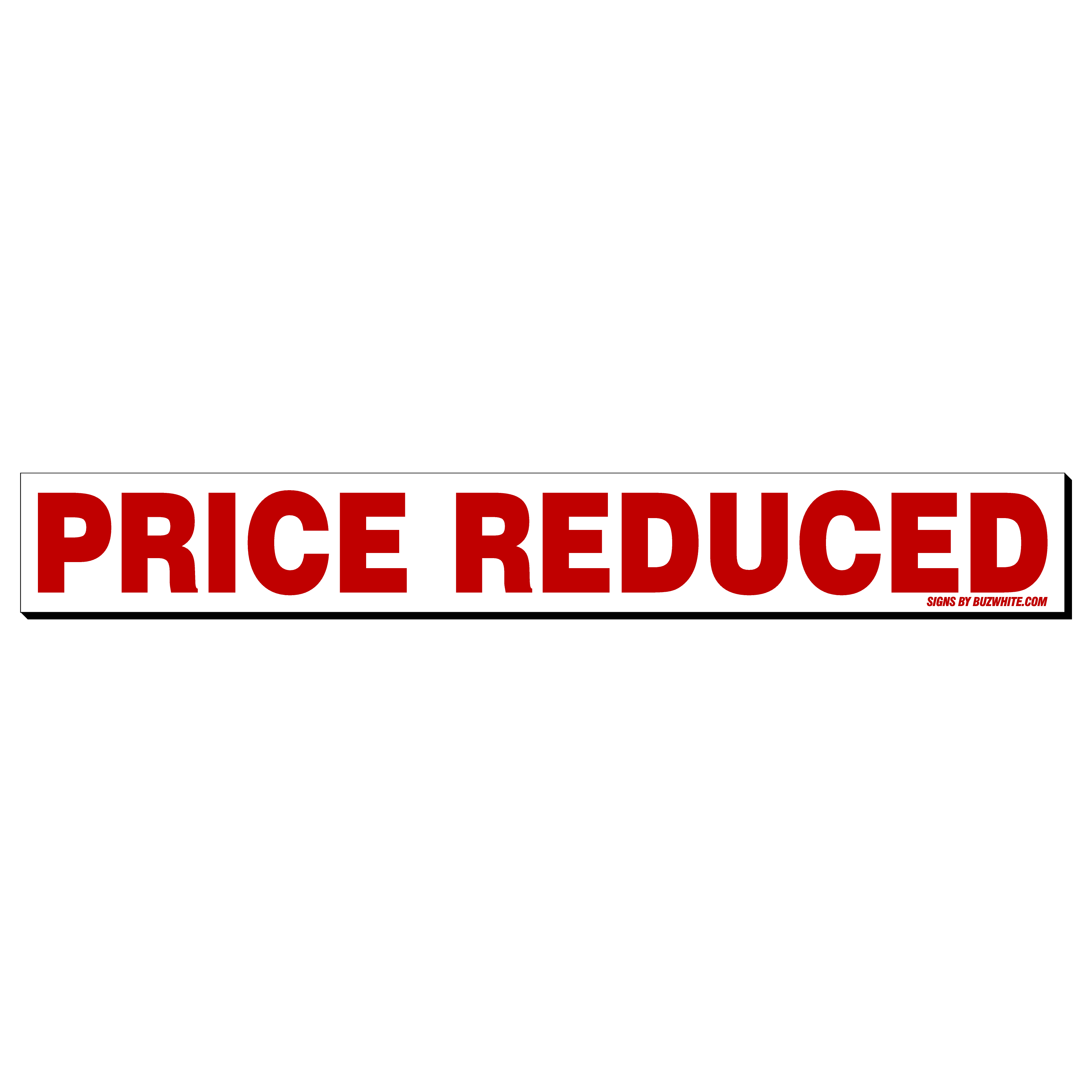 Real Estate Stickers RED (IN STOCK-TOP SELLER!)