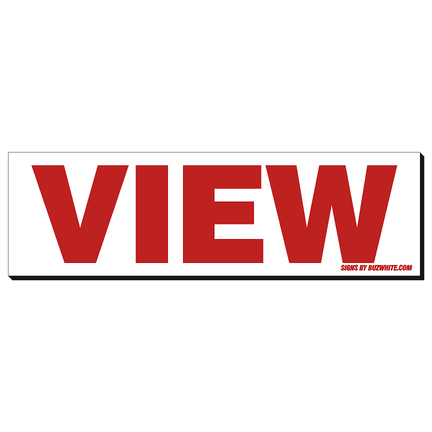 Real Estate Stickers RED (IN STOCK-TOP SELLER!)